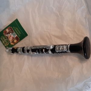 Clarinet Old World Christmas Glass Ornament Woodwind Music Band Orchestra NWT